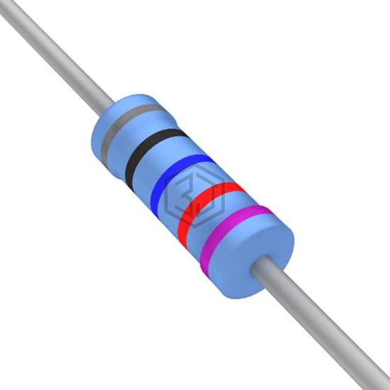 YR1B80K6CC - TE Connectivity Passive Product - Through Hole Resistors