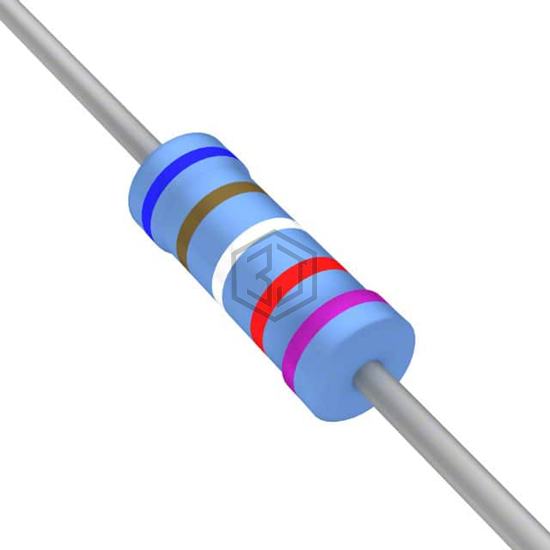 YR1B61K9CC - TE Connectivity Passive Product - Through Hole Resistors