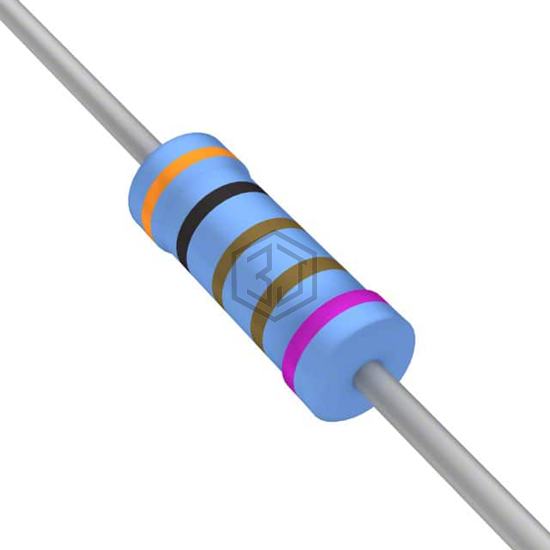 YR1B3K01 - TE Connectivity Passive Product - Through Hole Resistors