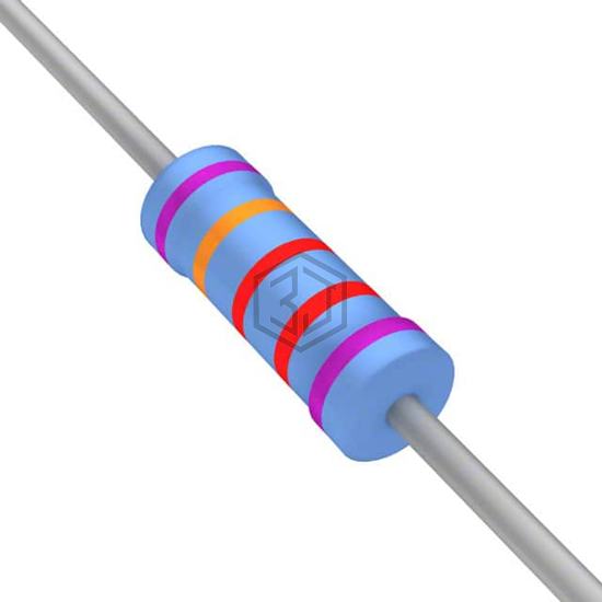 YR1B73K2CC - TE Connectivity Passive Product - Through Hole Resistors
