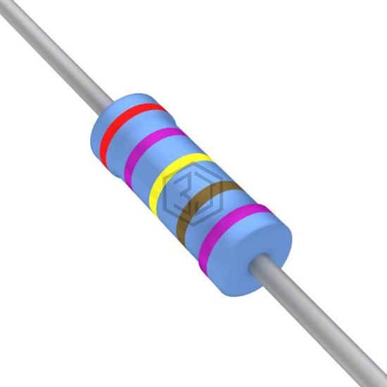 YR1B2K74CC - TE Connectivity Passive Product - Through Hole Resistors