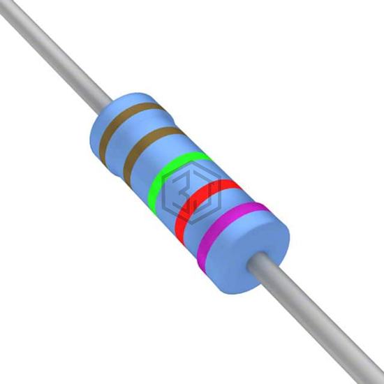 YR1B11K5CC - TE Connectivity Passive Product - Through Hole Resistors