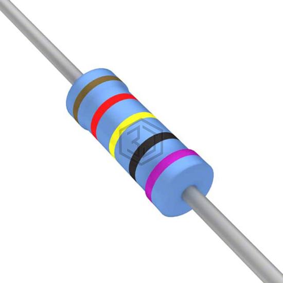 YR1B124RCC - TE Connectivity Passive Product - Through Hole Resistors