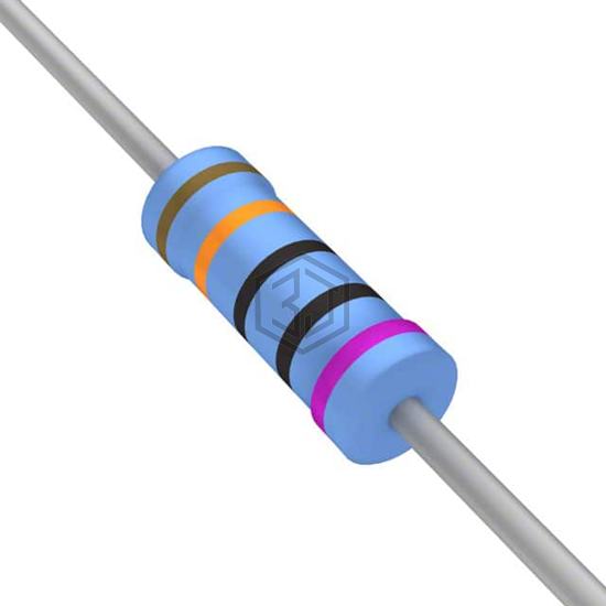 YR1B130RCC - TE Connectivity Passive Product - Through Hole Resistors