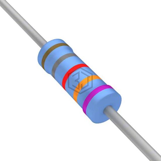YR1B182KCC - TE Connectivity Passive Product - Through Hole Resistors