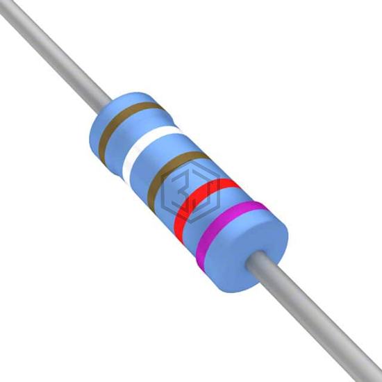 YR1B19K1CC - TE Connectivity Passive Product - Through Hole Resistors