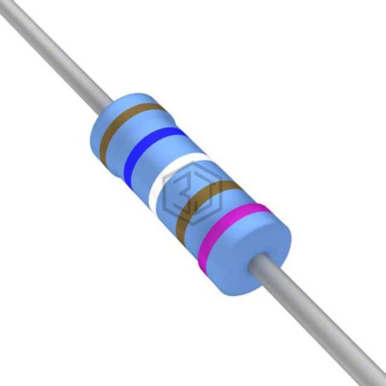 YR1B1K69CC - TE Connectivity Passive Product - Through Hole Resistors