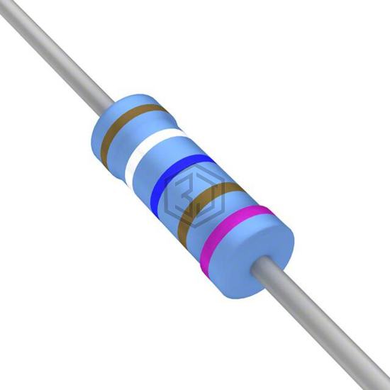 YR1B1K96CC - TE Connectivity Passive Product - Through Hole Resistors