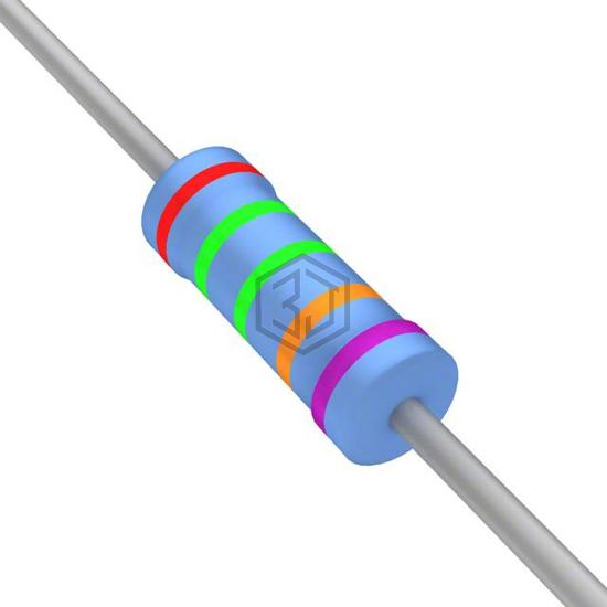 YR1B255KCC - TE Connectivity Passive Product - Through Hole Resistors