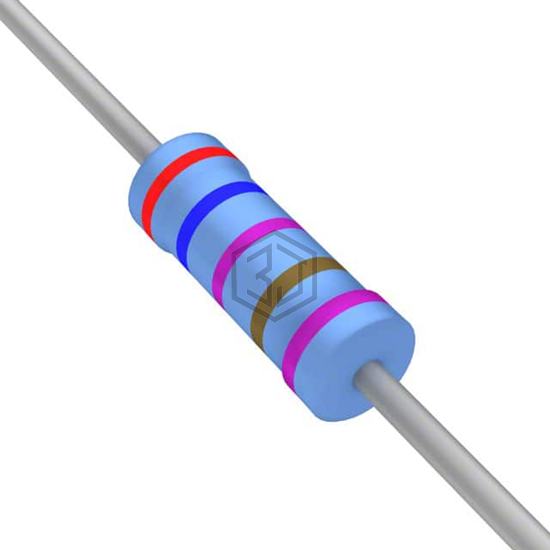 YR1B2K67CC - TE Connectivity Passive Product - Through Hole Resistors