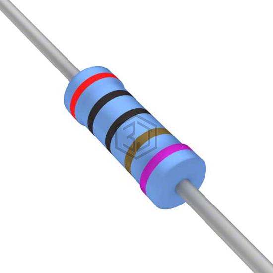 YR1B2K0CC - TE Connectivity Passive Product - Through Hole Resistors