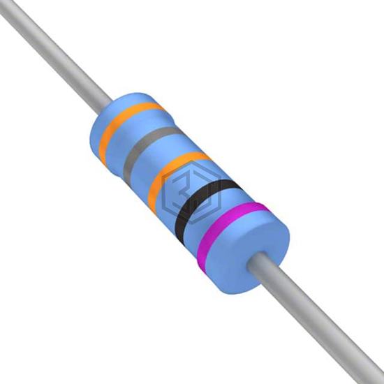 YR1B383RCC - TE Connectivity Passive Product - Through Hole Resistors