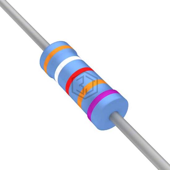 YR1B392KCC - TE Connectivity Passive Product - Through Hole Resistors
