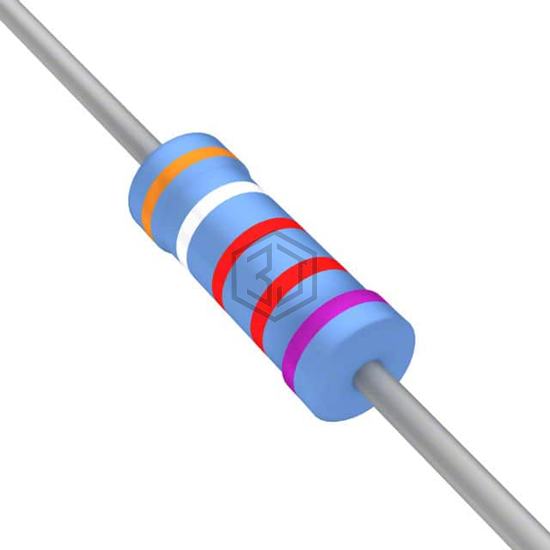 YR1B39K2CC - TE Connectivity Passive Product - Through Hole Resistors