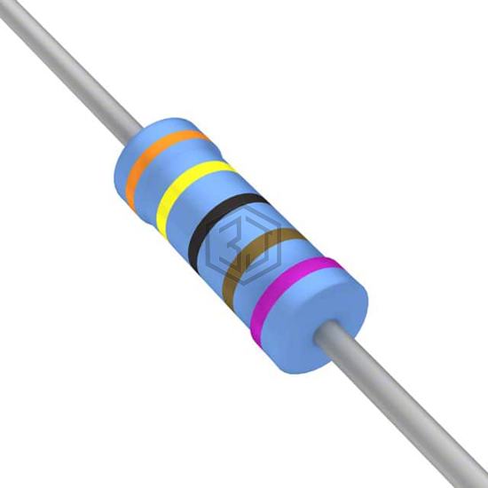 YR1B3K4CC - TE Connectivity Passive Product - Through Hole Resistors