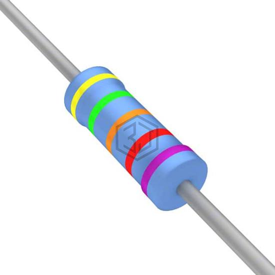 YR1B45K3CC - TE Connectivity Passive Product - Through Hole Resistors