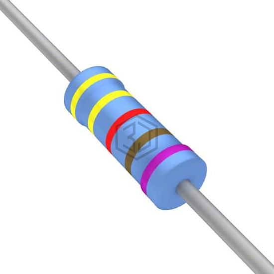 YR1B4K42CC - TE Connectivity Passive Product - Through Hole Resistors