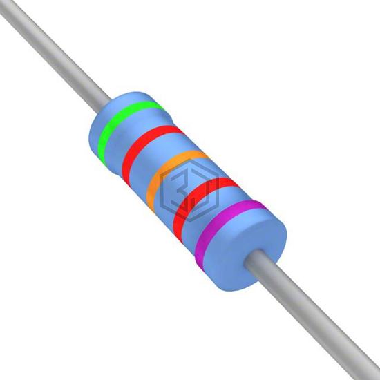 YR1B52K3CC - TE Connectivity Passive Product - Through Hole Resistors