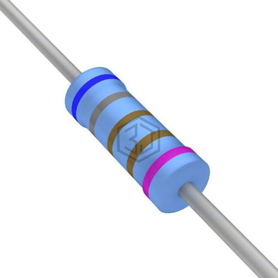 YR1B6K81CC - TE Connectivity Passive Product - Through Hole Resistors