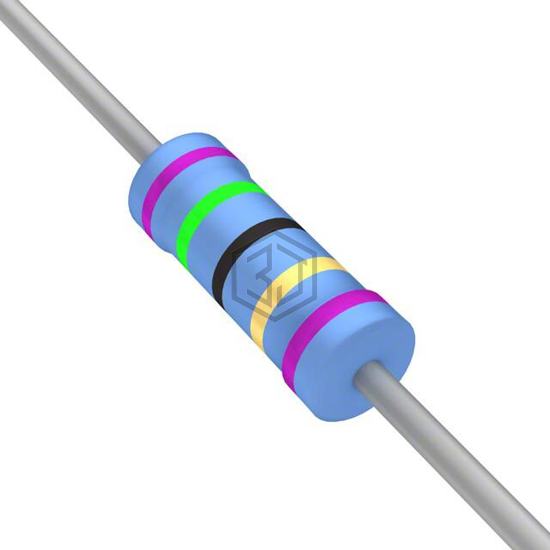 YR1B75RCC - TE Connectivity Passive Product - Through Hole Resistors