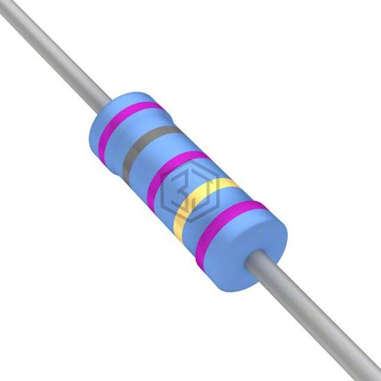 YR1B78R7CC - TE Connectivity Passive Product - Through Hole Resistors