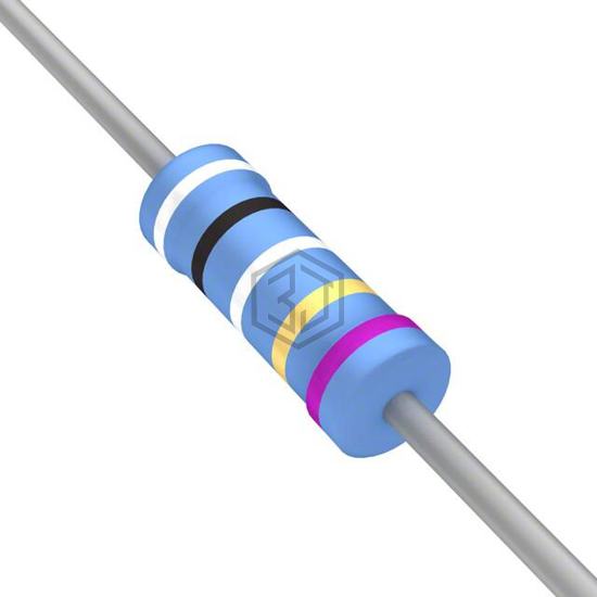 YR1B90R9CC - TE Connectivity Passive Product - Through Hole Resistors