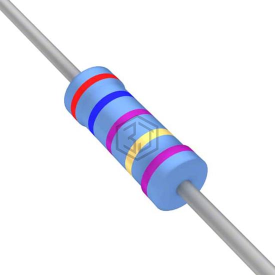 YR1B26R7CC - TE Connectivity Passive Product - Through Hole Resistors