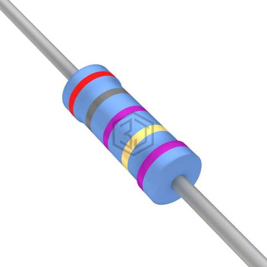 YR1B28R7CC - TE Connectivity Passive Product - Through Hole Resistors