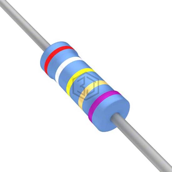 YR1B29R4CC - TE Connectivity Passive Product - Through Hole Resistors