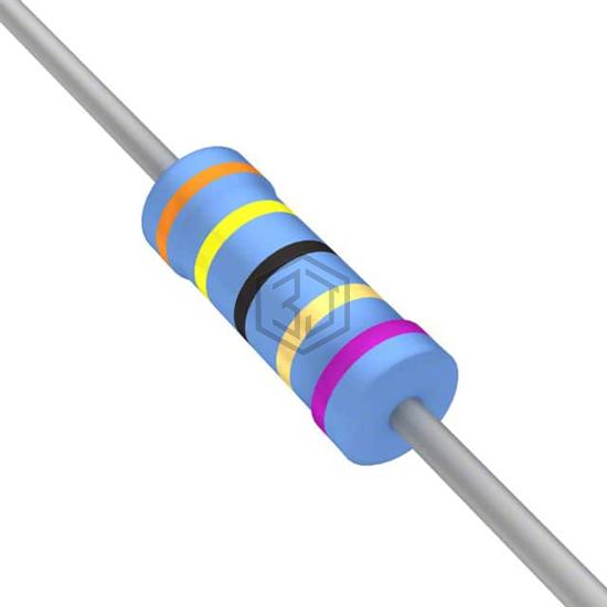 YR1B34RCC - TE Connectivity Passive Product - Through Hole Resistors