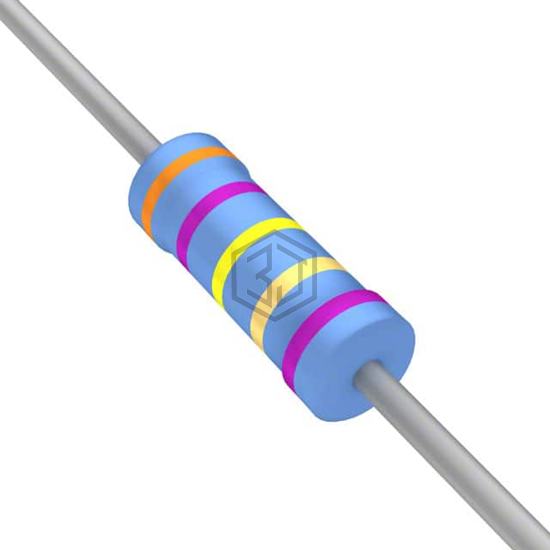 YR1B37R4CC - TE Connectivity Passive Product - Through Hole Resistors