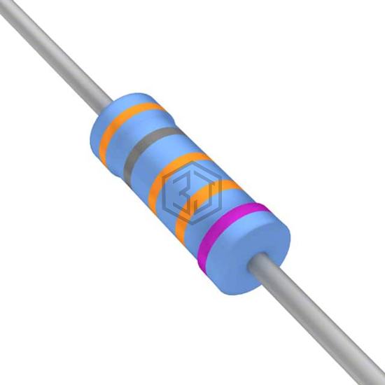 YR1B383KCC - TE Connectivity Passive Product - Through Hole Resistors
