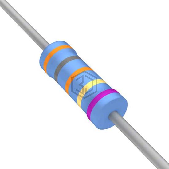 YR1B38R3CC - TE Connectivity Passive Product - Through Hole Resistors
