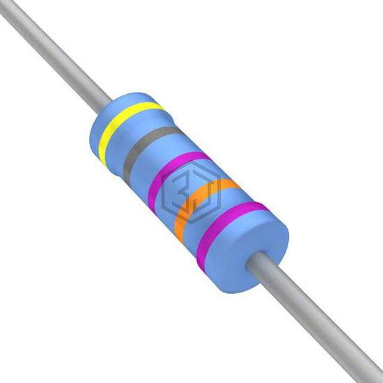 YR1B487KCC - TE Connectivity Passive Product - Through Hole Resistors