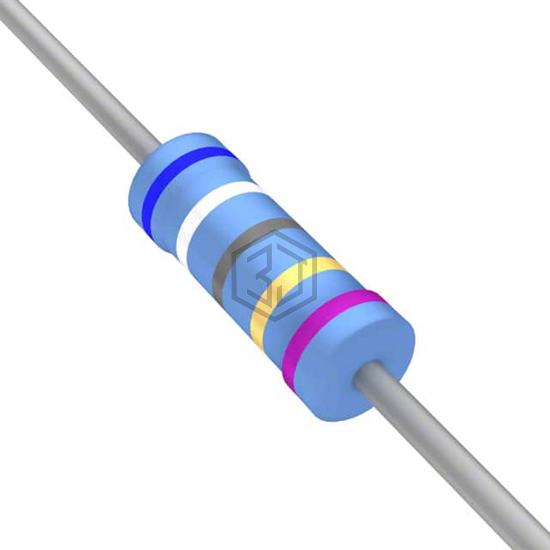 YR1B69R8CC - TE Connectivity Passive Product - Through Hole Resistors