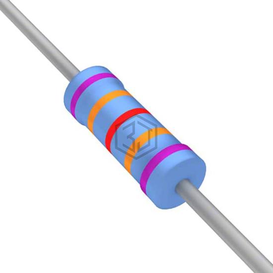 YR1B732KCC - TE Connectivity Passive Product - Through Hole Resistors