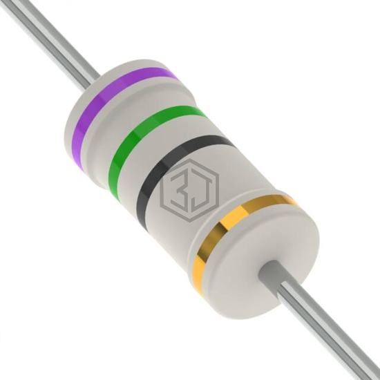 CFN-25JR-52-75R - YAGEO - Through Hole Resistors