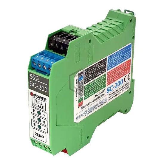 SC-200 - Alliance Sensors Group - Amplifiers