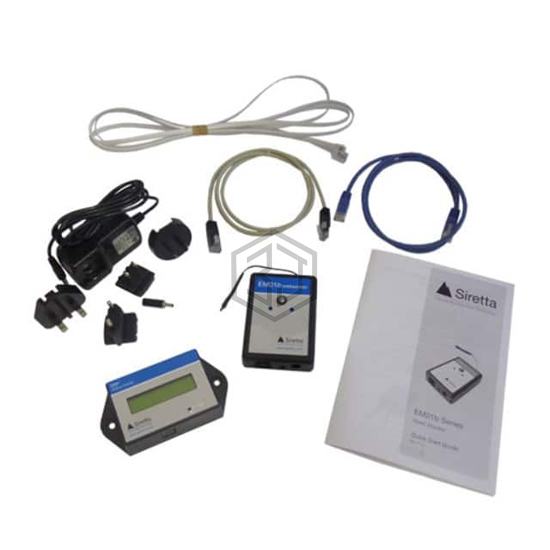 EM01B LCD - Siretta Ltd - Multifunction