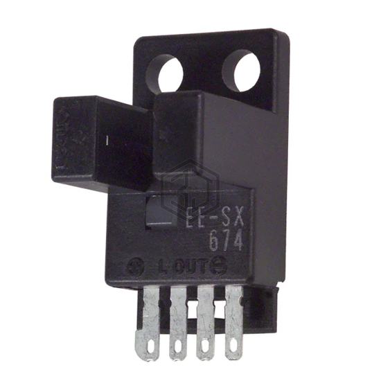 EE-SX674 - Omron Automation and Safety - Optical Sensors - Photointerrupters - Slot Type - Logic Output