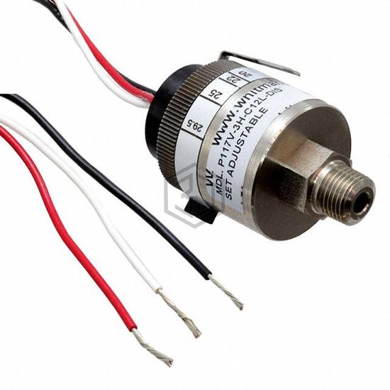 P117V-3H-C12L-DIS - Whitman Controls, LLC - Pressure Sensors, Transducers - Industrial