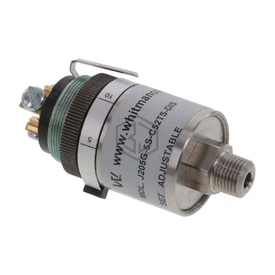 J205G-5S-C52TS-DIS - Whitman Controls, LLC - Pressure Sensors, Transducers - Industrial