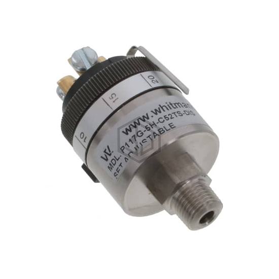 P117G-5H-C52TS-DIS - Whitman Controls, LLC - Pressure Sensors, Transducers - Industrial