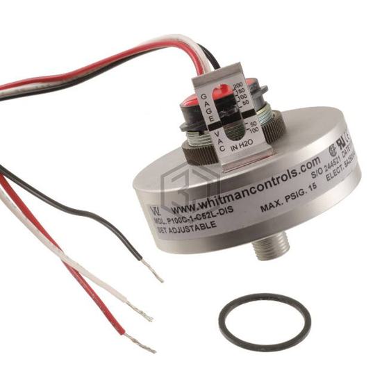 P100C-1-C52L-DIS - Whitman Controls, LLC - Pressure Sensors, Transducers - Industrial