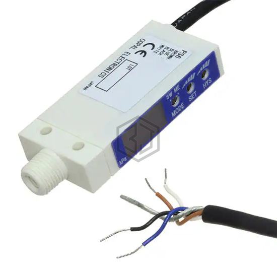 PS6-102V-NWR - Nidec Copal Electronics - Pressure Sensors, Transducers - Industrial