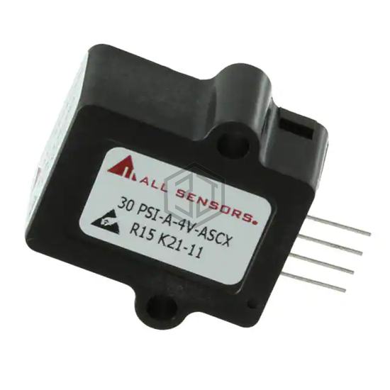 30 PSI-A-4V-ASCX - Amphenol All Sensors Corporation - Pressure Sensors, Transducers