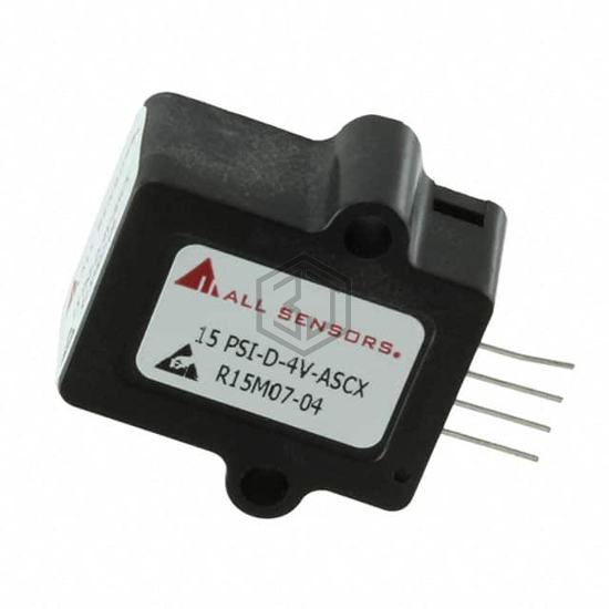 15 PSI-D-4V-ASCX - Amphenol All Sensors Corporation - Pressure Sensors, Transducers