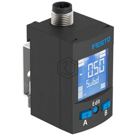 SPAU-V1R-W-G18FD-L-PNLK-PNVBA-M8U - Festo Corporation - Pressure Sensors, Transducers