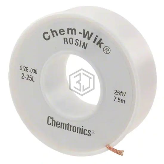 2-25L - Chemtronics - Desoldering Braid, Wick, Pumps