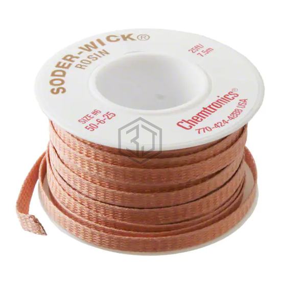 50-6-25 - Chemtronics - Desoldering Braid, Wick, Pumps